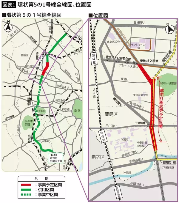 「だから東京の道路工事は終わらない…100年経っても完成しない"環状1～8号線計画"の正体」の画像
