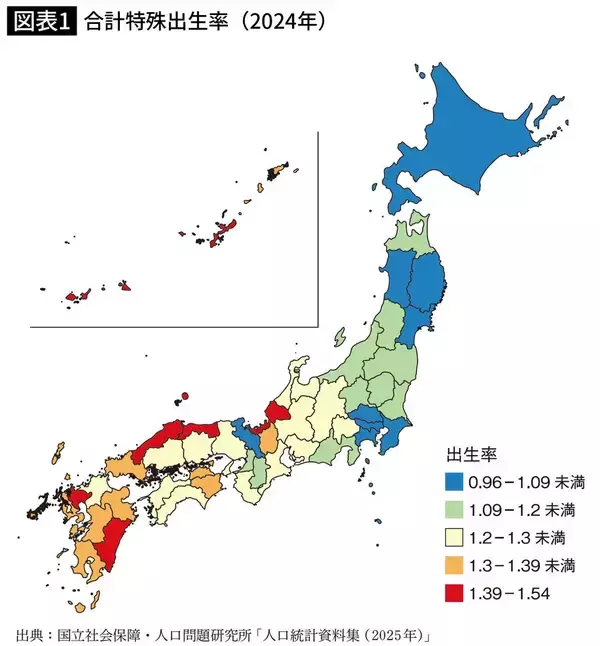 ｢九州が男尊女卑だから｣ではない…｢若い女性が消える東北｣と｢残る九州｣で出生率格差が拡大した真相
