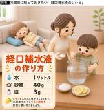 「熱中症のイザに備え冷蔵庫に貼っておきたい…医師伝授｢家にあるものでパッとできる"経口補水液"の作り方｣」の画像3