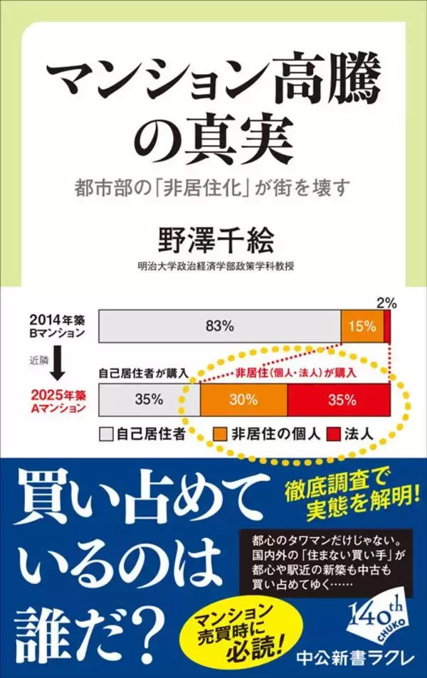「日本の重要なエリアに｢空白の空間｣が増えていく…買えない分譲マンションで溢れる都市部を待ちうける未来」の画像