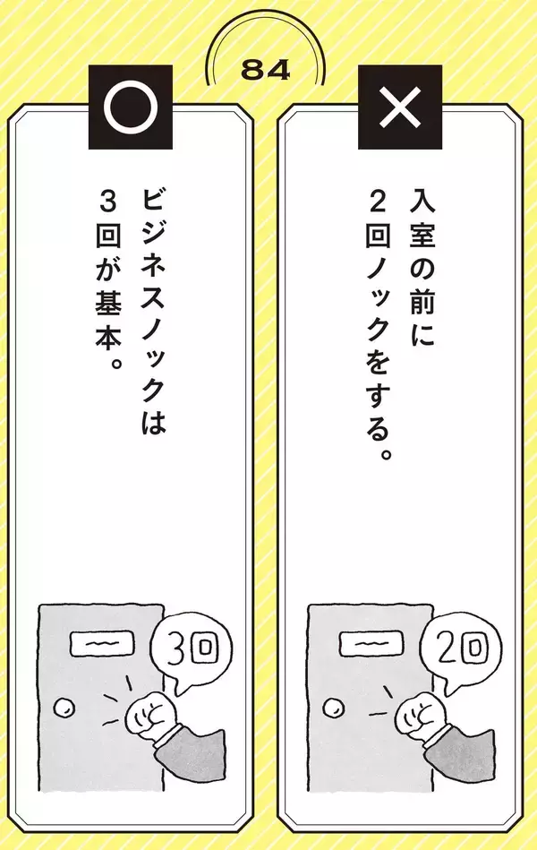「ノックは2回と3回､どちらが正解か…｢入室前に一発アウト｣マナーを知らない人という印象を与えるNG行動」の画像