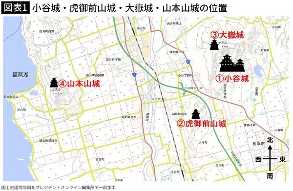 「そりゃ浅井長政は負けるわ…秀吉でも光秀でもない､険しい小谷城を攻めあぐねた信長を救った戦国武将の名前」の画像