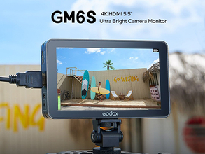 Godox、5.5インチ外部モニター「GM6S」発売。5.5インチ高輝度カメラモニター