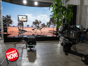 レイ、内覧会でバーチャルプロダクションの撮影検証公開。プロジェクターやLEDディスプレイの展示も注目[Report NOW!]