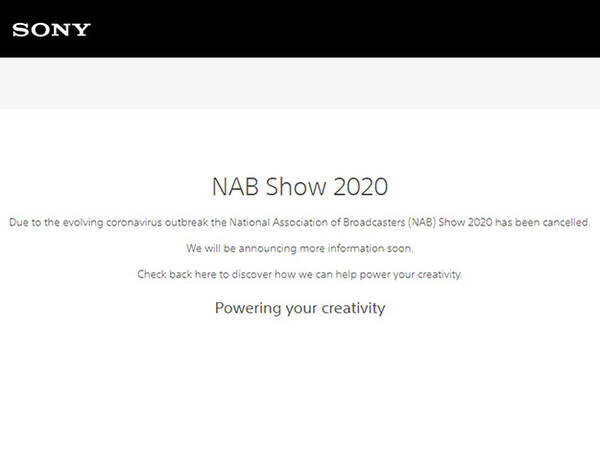 Nab Sony ビデオによるプレスカンファレンスを実施 年3月13日 エキサイトニュース