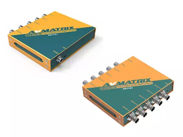 エーディテクノ、AVMATRIXの3G-SDI分配器シリーズ2機種を発売