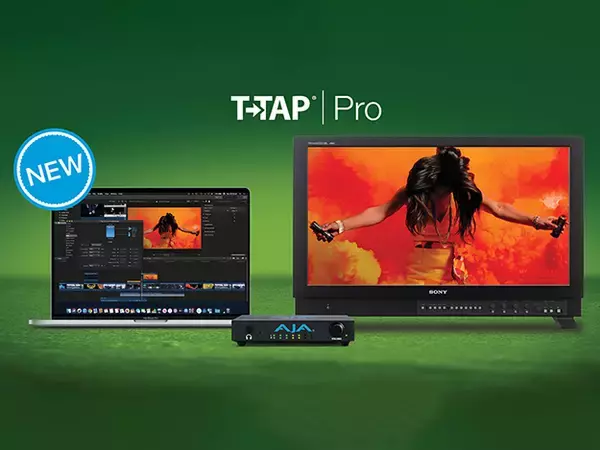 AJA、Thunderbolt 3接続の小型・静音仕様のポータブルデバイス「T-TAP Pro」発売