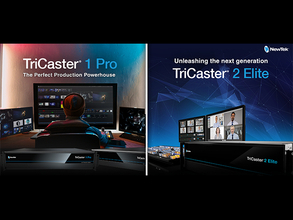 NewTek、TriCasterシリーズ新製品「TriCaster 1 Pro」と、「TriCaster 2 Elite」アップデート発表