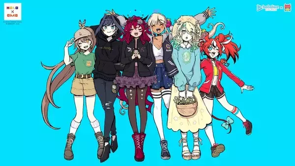 英語圏VTuberグループ「ホロライブEnglish」所属「Project: HOPE」「ホロライブEnglish -Council-」とアパレルブランドOMOCATのコラボコレクションが本日発売