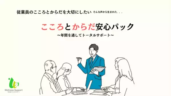 【従業員50名以下の企業向け】こころとからだ安心パック ～年間を通してトータルサポート～