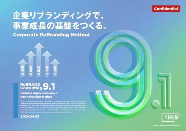 理念経営により、社員の動きを変え、組織全体に一貫性をつくる“ReBRAND CONSULTING”が9.1にアップデート。