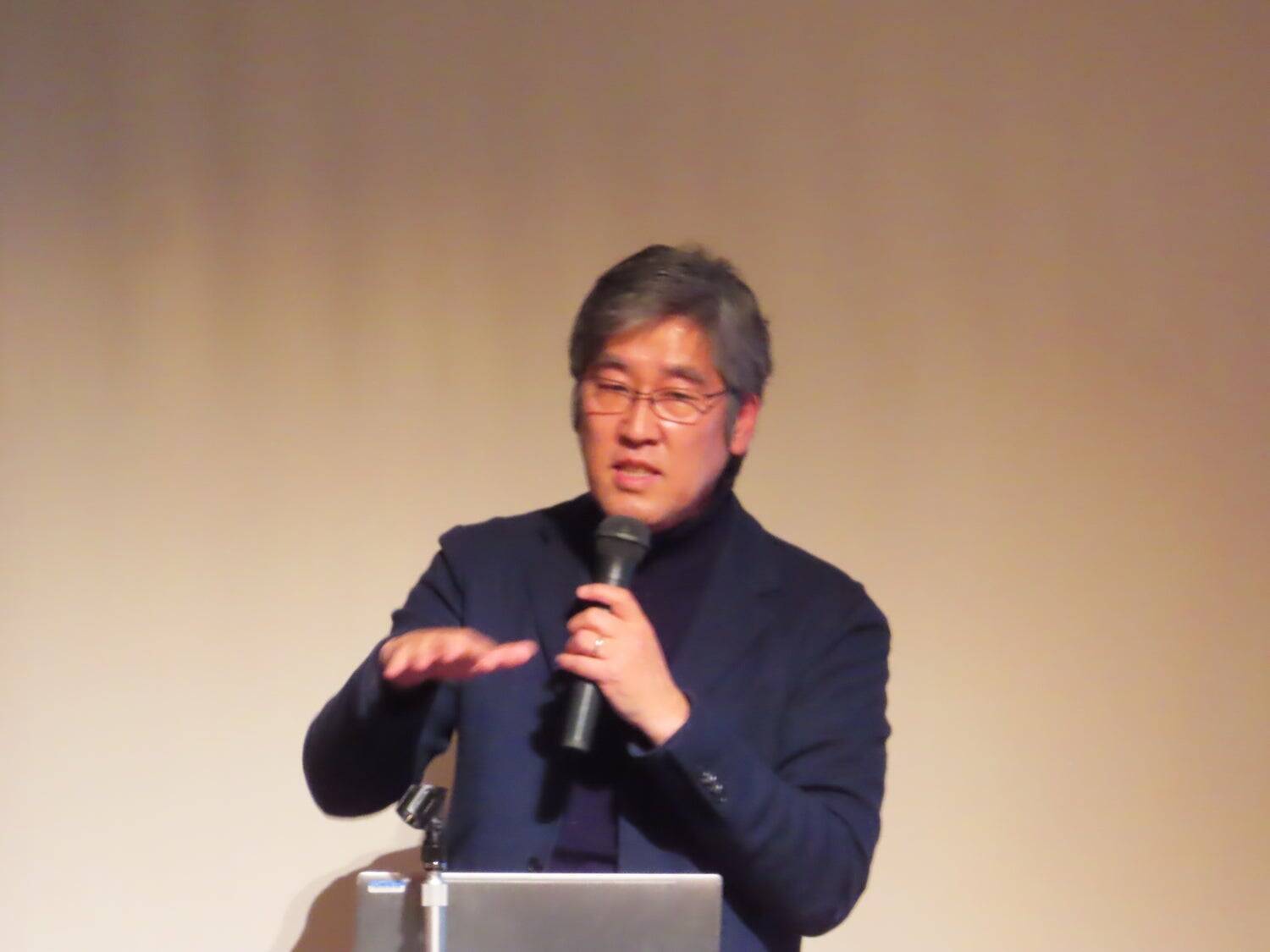 「深谷バスサミット」に埼玉工業大学の太川陽介特命教授（自動運転バス）が登壇、「一生バスと関わっていく」と誓う