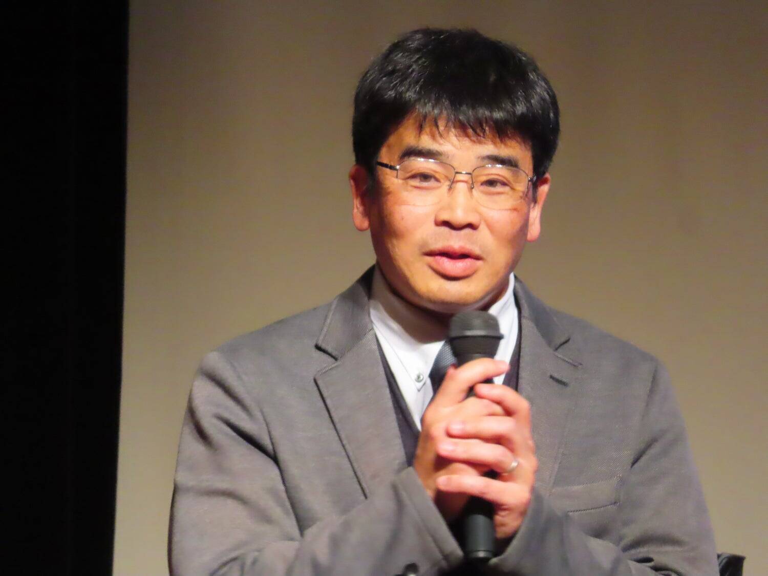 「深谷バスサミット」に埼玉工業大学の太川陽介特命教授（自動運転バス）が登壇、「一生バスと関わっていく」と誓う