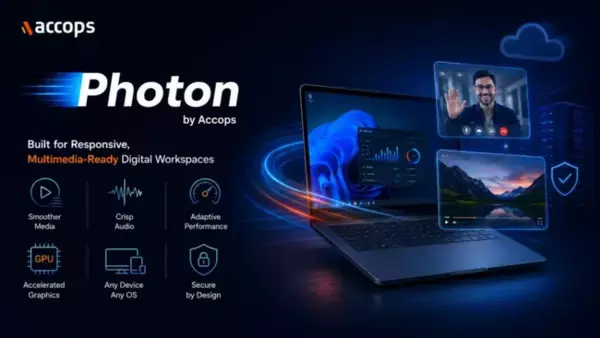 Accops、独自リモートディスプレイプロトコル「Photon」を発表　デジタルワークスペースの中核技術として今秋より順次提供開始