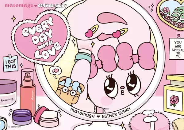 「マトメージュとエスターバニーがコラボ！描きおろしのブランドムービーを3月19日に公開」の画像