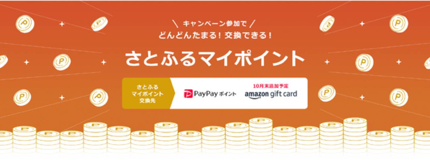 キャンペーン開催時の寄付でポイントが貯まる「さとふるマイポイント」交換先として新たに「Amazonギフトカード」を追加 - エキサイトニュース
