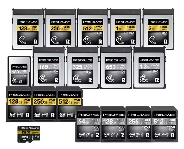 【Amazon初売り】CFexpress, SD, microSDカードを10-24％OFFで販売