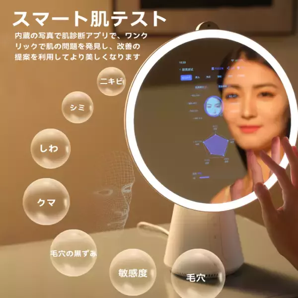 【新機能搭載】FPDスマートミラー、4月に最新アップデートを実施--パーソナライズAI機能で5つの美容体験を進化