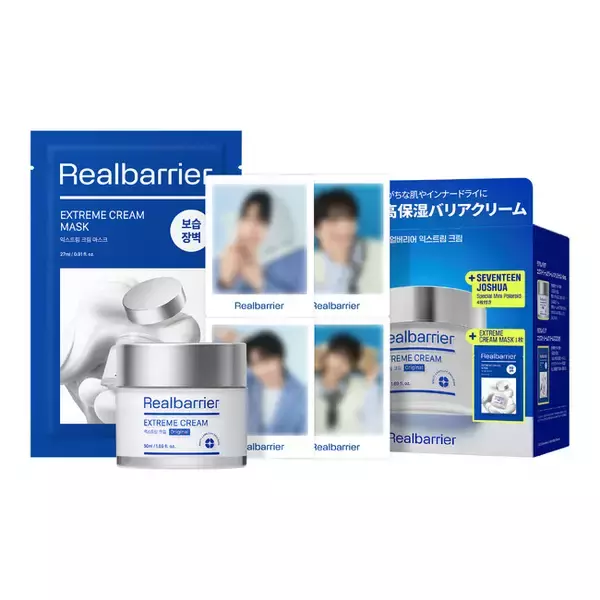 肌バリア専門のブランド「リアルバリア（Realbarrier）」、SEVENTEEN JOSHUAさんのミニポラロイド付き企画セット発売！