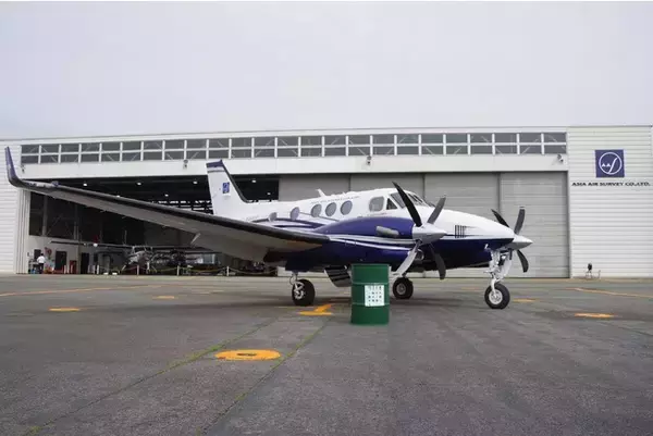 航空測量業界初　アジア航測がSAFで自社双発機を運航～ユーグレナ社のSAF「サステオ」を使用し、持続可能な社会づくりにむけた取り組みを始動～