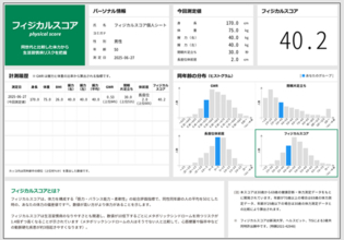 「体力」を次世代の健康指標に。新潟ウエルネスの健康診断・人間ドックで、世界初(注1・注2)の健康指標「フィジカルスコア」の提供開始
