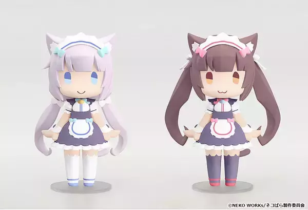 『ネコぱら』より、「バニラ」と「ショコラ」がデフォルメフィギュアシリーズ「HELLO! GOOD SMILE」から発売！
