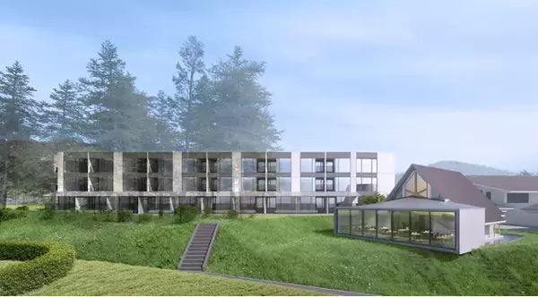 2025年初秋新館OPEN予定　雄大な北アルプスを望む温泉ビューバス付き30室