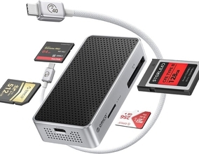 ORICO、4-in-1プロカードリーダーを発表。CFexpress A/B・SD・TF対応・1500MB/s・Thunderbolt・Ice-Skin冷却搭載。