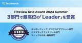 「テックタッチ、「ITreview Grid Award 2023 Summer」最高位である「Leader」を3部門同時・2期連続受賞」の画像1