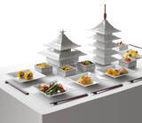 「歴史ある古都の建物を磁器で再現。屋根を外すと中からお料理が現れる！古都うつわ「KINKAKU」「GOJU」がリバイバル発売」の画像1