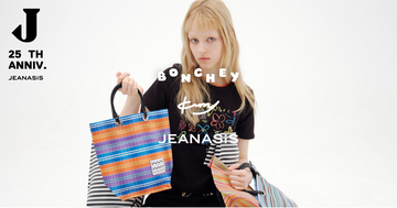 【大反響のJEANASIS25周年企画第3弾】オランダ発バッグブランド「BONCHEY」とアーティストkurry氏のフラワーアートが融合、夏を彩るプレイフルなコラボアイテムが7月10日（金）発売