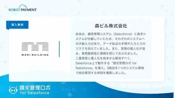 森ビル株式会社が運営する3つのインキュベーション拠点で「請求管理ロボ」を採用