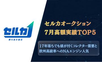 【最高落札額6,419万円】17年前のフェラーリが最新超高級SUVを抑えて1位に！先月の高額落札車TOP5発表