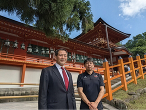 【バンビシャス奈良】春日大社にて必勝祈願