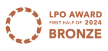 『LPO AWARD FIRST HALF OF 2024』でブロンズ賞を受賞しました