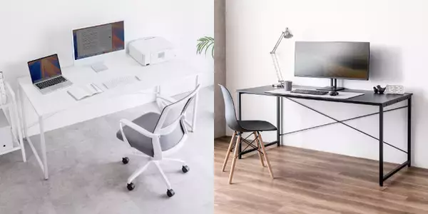 自宅もオフィスも快適に！デスク上を広々使える160×70cm天板のシンプルワークデスクを11月20日に発売