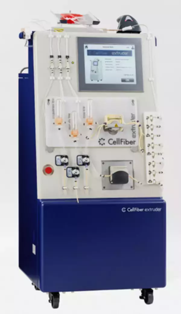 セルファイバ、再生医療等製品の量産を実現する GMP対応細胞ファイバ製造装置「CellFiber Extruder」量産型モデル機を発表