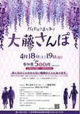 「【福岡県八女市】45分間の町歩きツアー「大藤さんぽ」開催！」の画像1