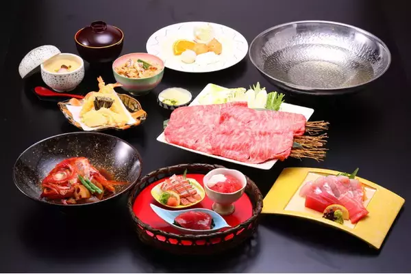 南紀自慢の贅沢な味覚【金目鯛・活き〆天然生まぐろ・熊野牛】３つの贅沢が味わえる初夏の料理コース「熊野牛と金目鯛の旬彩料理」を6月1日より提供　～休暇村南紀勝浦～