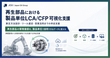 日本GXグループ、製造業のLCA/CFP算定・ホットスポット分析・環境価値化を一体支援する新サービスを提供開始