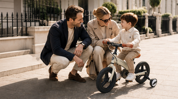 【新発売】わずか30分で自転車デビューも。キッズバイク・補助輪付き・自転車の3WAYで、子どもの成長に合わせて長く使える子ども用3WAYバイク「B-BIKE」登場｜9月4日～楽天スーパーSALEで半額