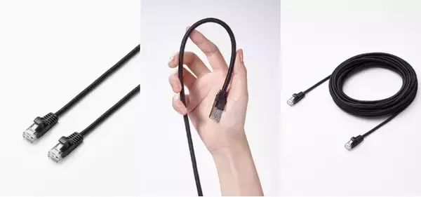 耐久性が高い編組のメッシュタイプ! ツメ折れ防止プロテクターを採用した高耐久のLANケーブル 3タイプを新発売