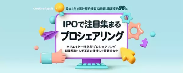 あの「クリエイティブラビット」がFUNDINNOで資金調達を達成！