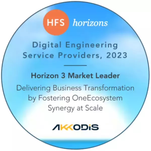 Akkodisが「2023 HFS Horizons Report」でデジタル・エンジニアリング・サービス・プロバイダーの「マーケット・リーダー」に選定