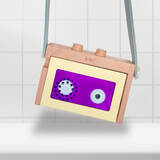 「本当に録音できる！木でできた『テープレコーダー』のおもちゃに、ポータブルなミニタイプが登場！【11/1 12:00より新発売！】」の画像1