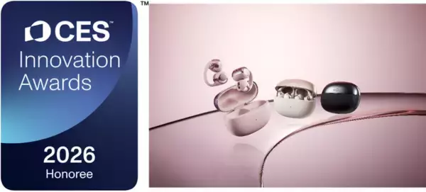 オープンイヤー型イヤホンメーカーShokzのイヤーカフ型イヤホン「OpenDots ONE」がCES Innovation Awards(R)を受賞!