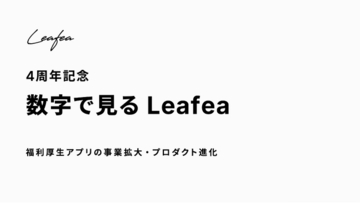 Leafea、創立4周年を迎えました