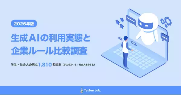 株式会社テスティー、【2026年版】生成AIの利用実態と企業ルール比較調査