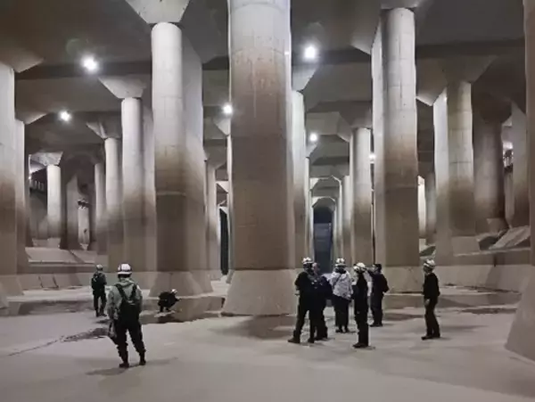 首都圏外郭放水路見学新コース「地下河川を歩くアドベンチャー体験コース」マスコミ向けデモツアーを実施！