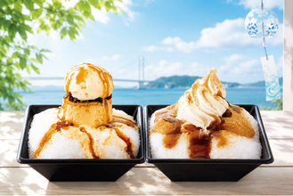 淡路島東海岸の大型商業施設『waSTEP AWAJISHIMA（ワステップ アワジシマ）』内「かき氷」専門店「amaneya CASUAL」から、かき氷新メニュー、2026年8月8日（土）提供開始！
